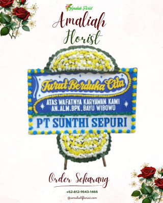 Papan Bunga Duka di Poncosari