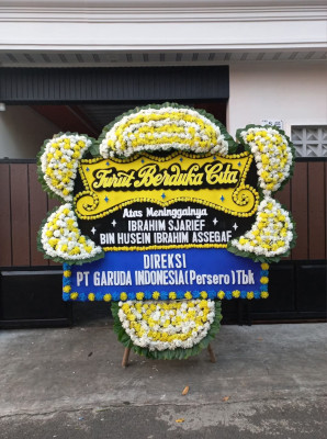 Papan Bunga Duka di Poncosari